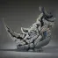 Rhinoceros Bust - White