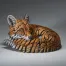 Edge Sculpture Curled Up Fox