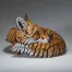 Edge Sculpture Curled Up Fox