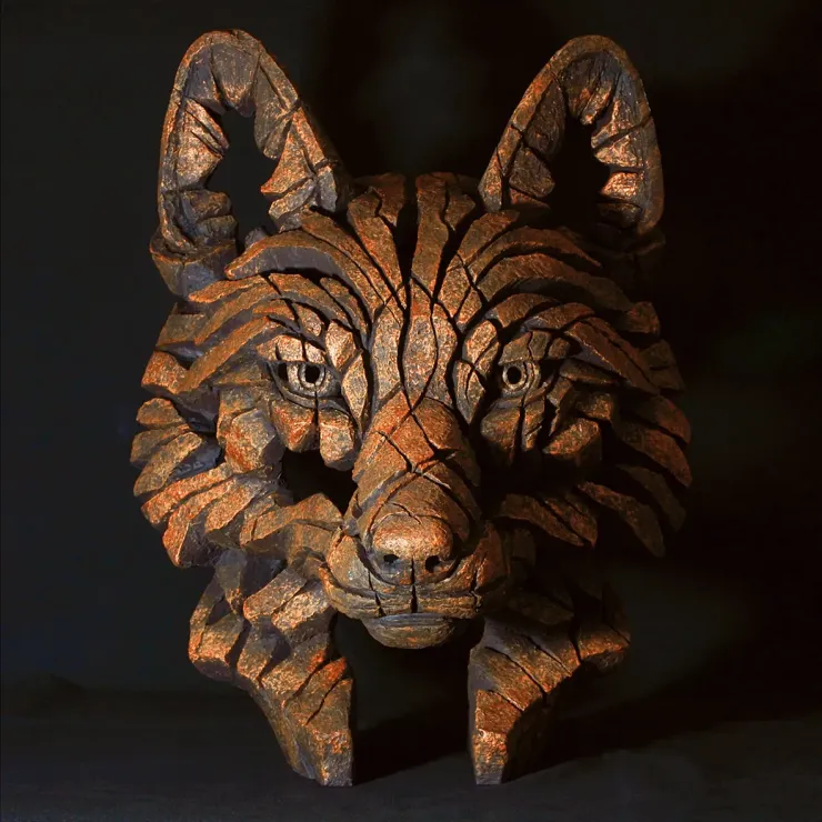 Fox Bust (Fusion Copper Blaze) Burnished Series - Retired