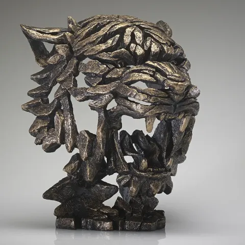 Tiger Bust (Golden) - Retired