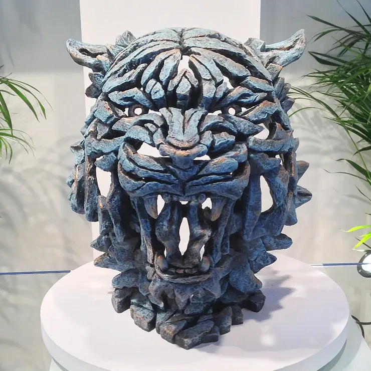 Tiger Bust (Teal) - Retired