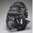 Gorilla Silverback Bust Limited Edition 100