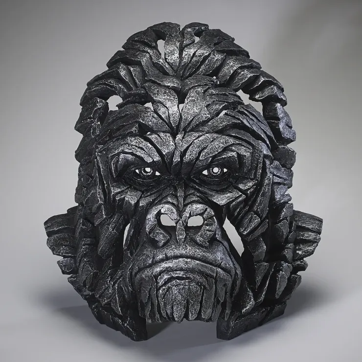Gorilla Bust Silverback (Silver Shadow) – Limited Edition 100 - Sold Out