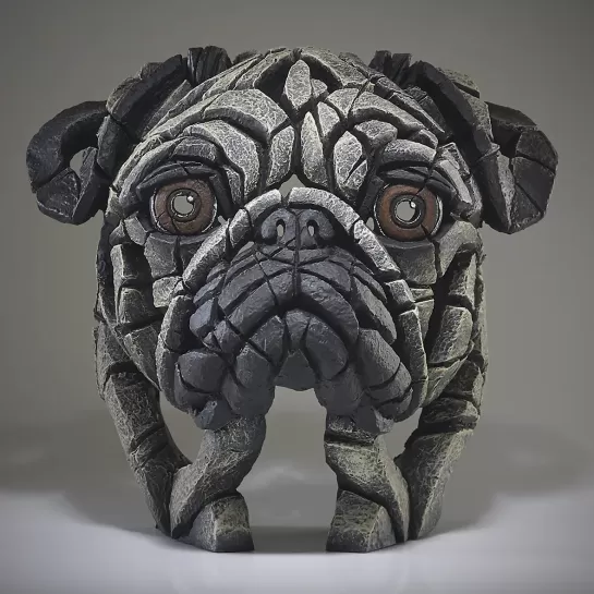 Pug Bust - Fawn