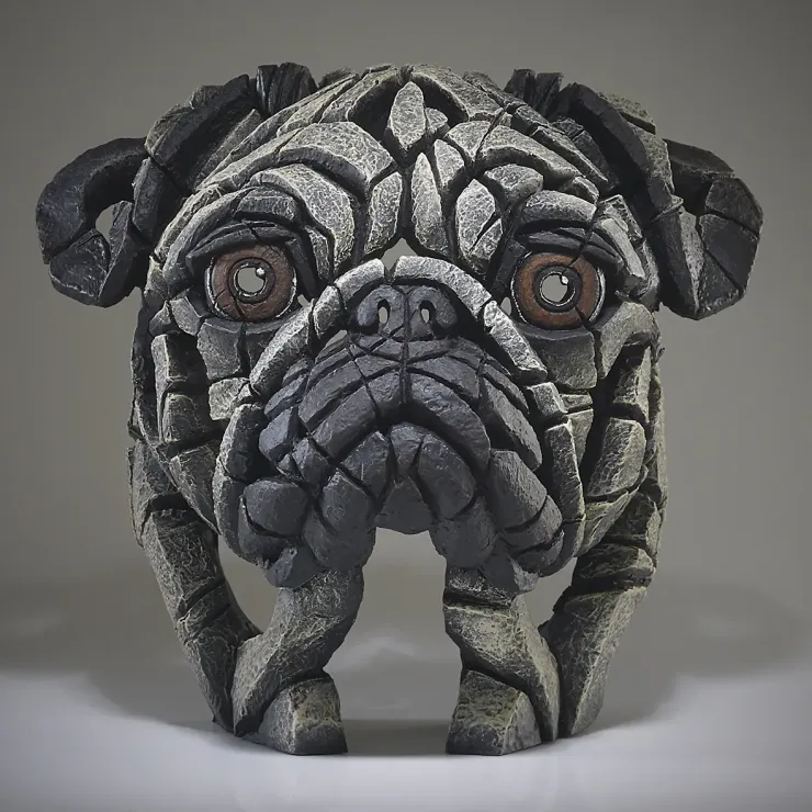 Pug Bust (Fawn) - Retired
