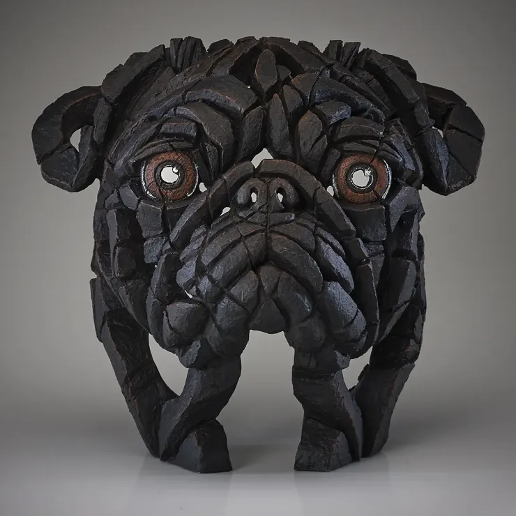 Pug Bust (Black) - Retired