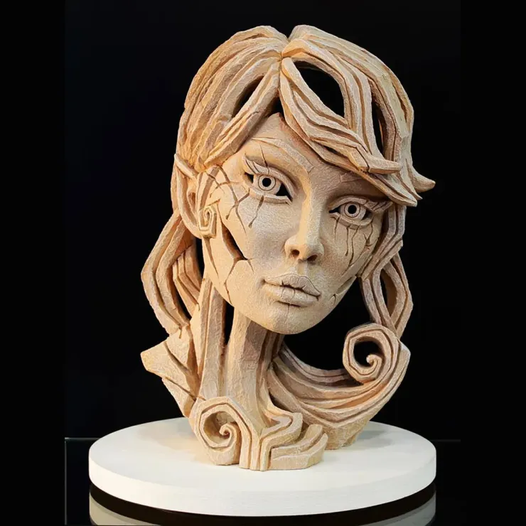 Wood Elf Bust (Stone) Home and Garden Series - Retired