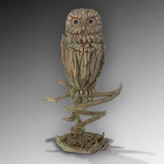 Owl - Cold Cast Verdigris Bronze