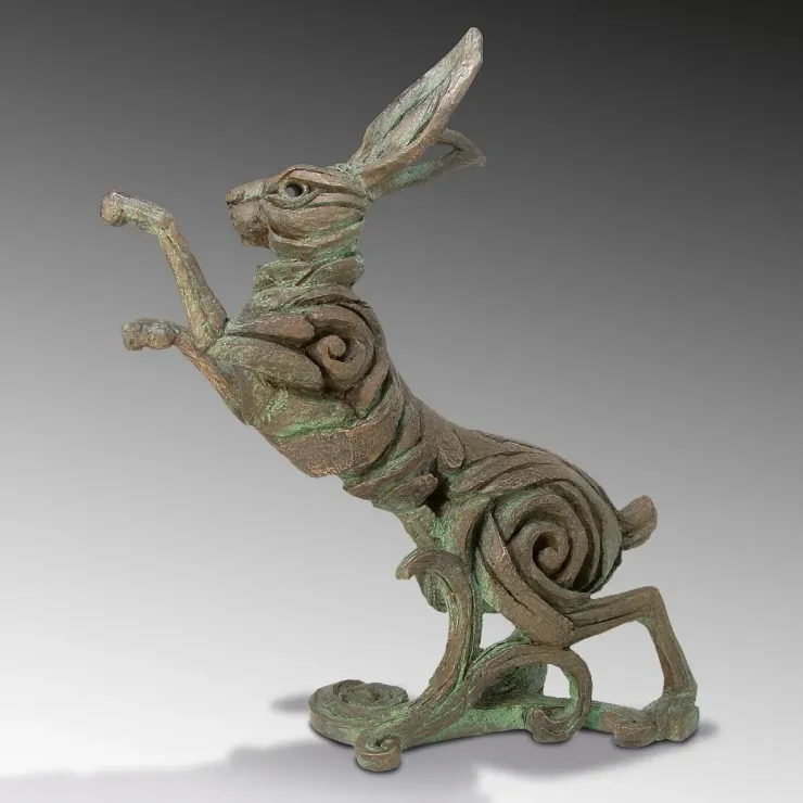 Hare (Cold Cast Verdigris Bronze) - Retired