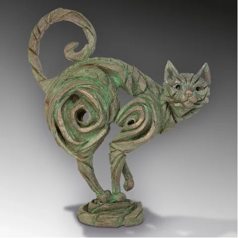 Cat - Standing (Cold cast Verdi gris bronze) - Retired