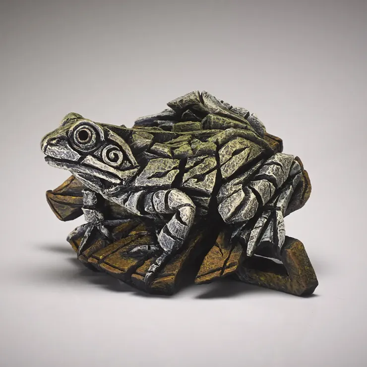 Frog on Brown Leaf - Retired