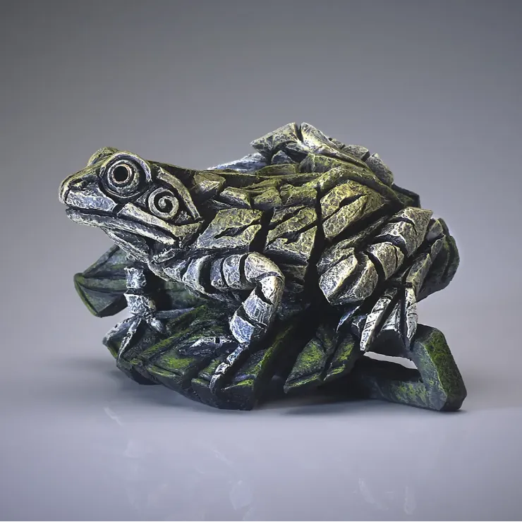 Frog on Green Leaf - Retired