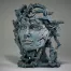 Edge Sculpture Venus Bust - Teal