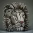 Lion Bust - White