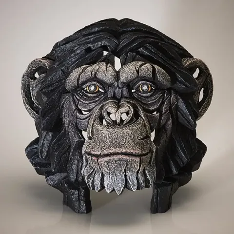 Edge Sculpture Chimpanzee Bust