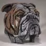 Edge Sculpture Bulldog Bust - Fawn