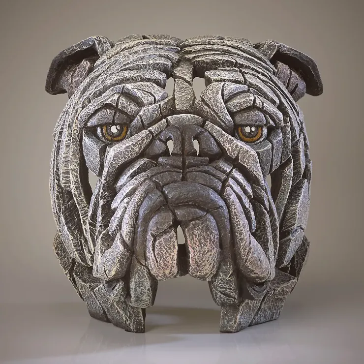 Bulldog Bust - White