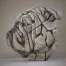 Bulldog Bust - White