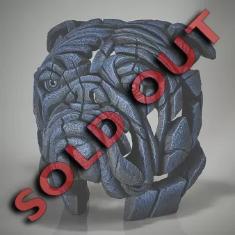 Edge Sculpture Bulldog Bust - Bobby Blue - Limited Edition 50