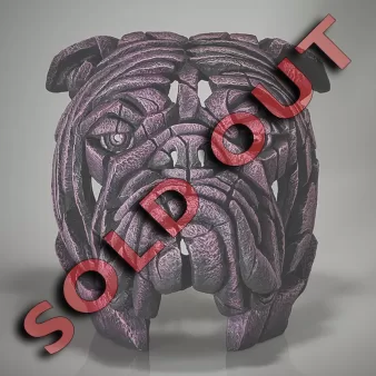 Edge Sculpture Bulldog Bust - Pink Gin - Limited Edition 50