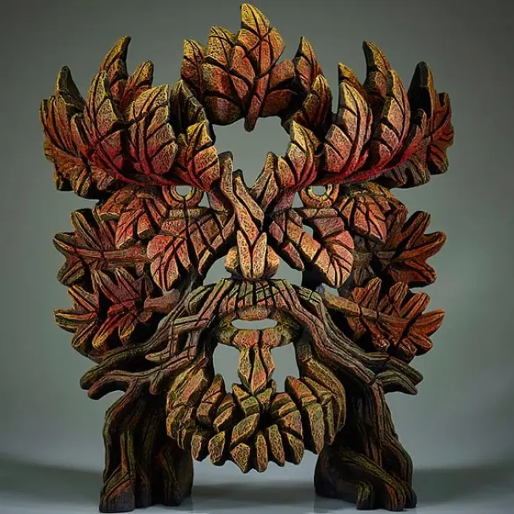 Green Man Bust (Autumn Flame) - Retired