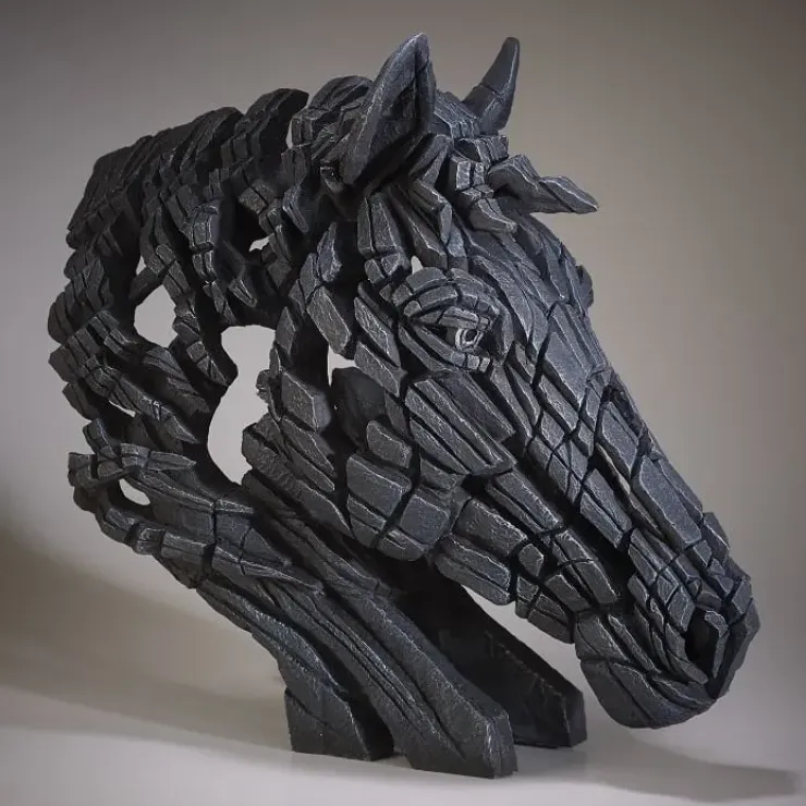 Horse Bust - Black