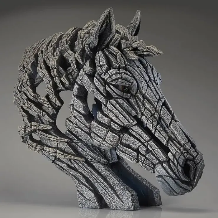 Horse Bust - White