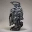 Edge Sculpture Spartan Bust - Slate
