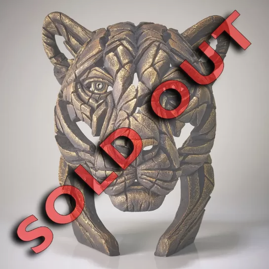 Panther Bust 'Temple Gold' - Gold - Limited Edition 100