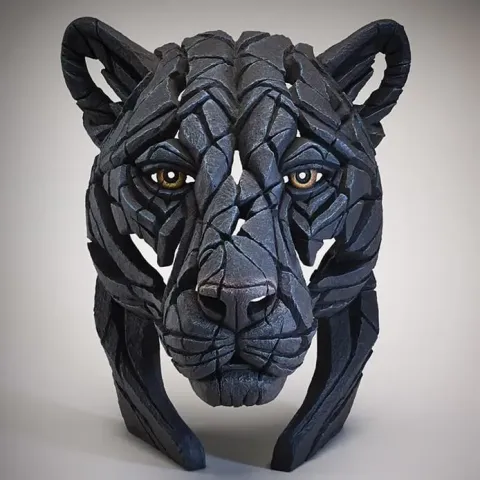 Edge Sculpture Panther Bust