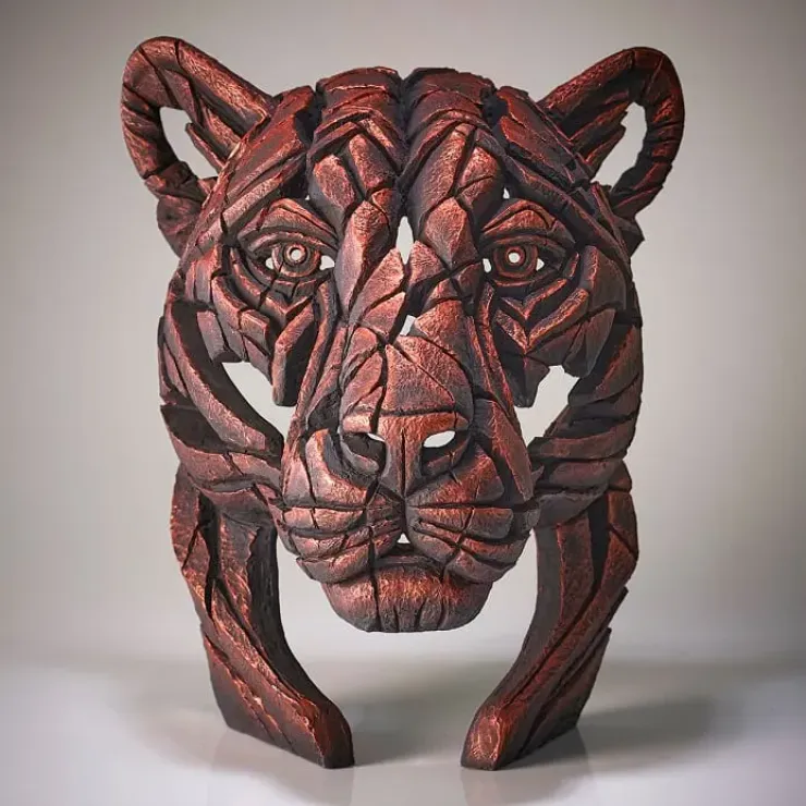 Panther Bust 'Jungle Flame' (Metallic Bronze) Limited Edition 100 - Sold Out