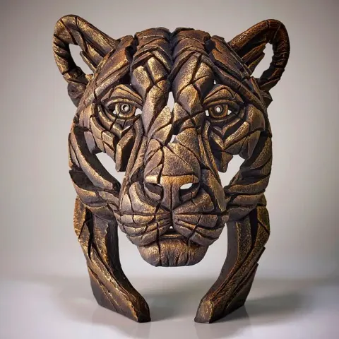 Panther Bust 'Temple Gold' (Metallic Gold) Limited Edition 100 - Sold Out
