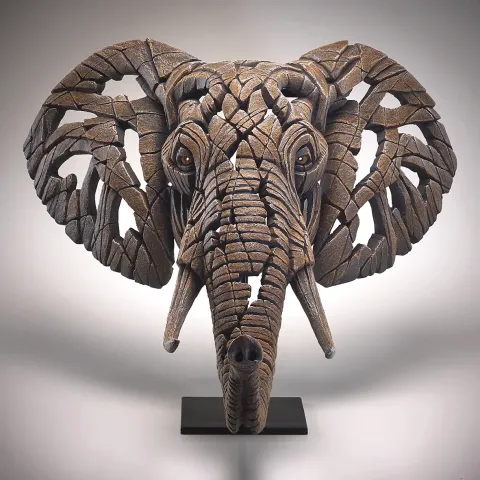 African Elephant Bust