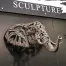 African Elephant Bust
