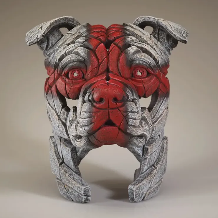 Staffordshire Bull Terrier Bust 'Saint George' Limited Edition 100 - Sold Out