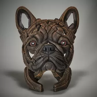 Edge Sculpture French Bulldog Bust (Brindle)