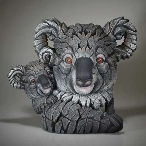 Edge Sculpture Koala and Joey Bust