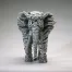 Edge Sculpture Elephant - White