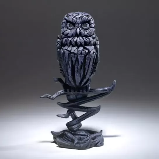 Edge Sculpture Owl - Midnight