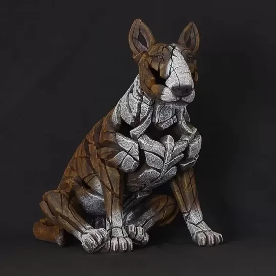 Edge Sculpture Bull Terrier - Brindle 