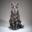 Edge Sculpture Sitting Cat - Tabby