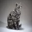 Edge Sculpture Sitting Cat - Tabby