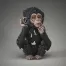 Edge Sculpture Baby Chimpanzee "Hear no Evil"