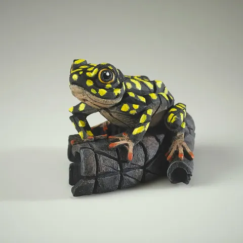 Edge Sculpture African Frog (Yellow Spot) Figure