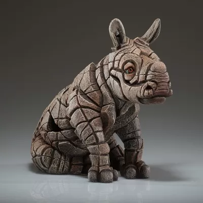 Edge Sculpture Rhinocerous Calf Figure