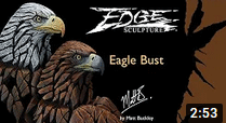 Edge Sculpture Eagle Bust